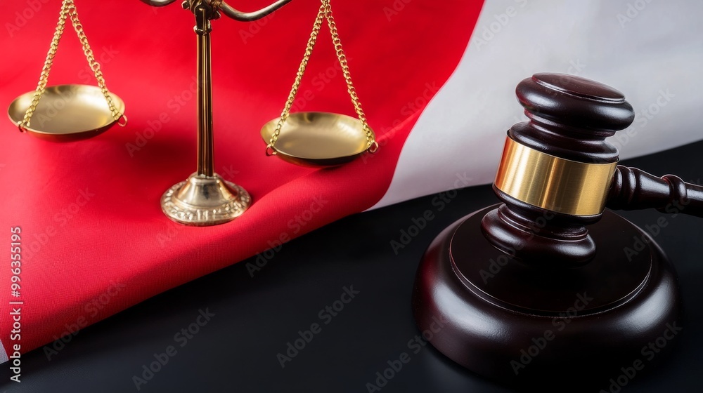Justice and law in the Indonesian state, Indonesian legal, judges gavel and scale of justice